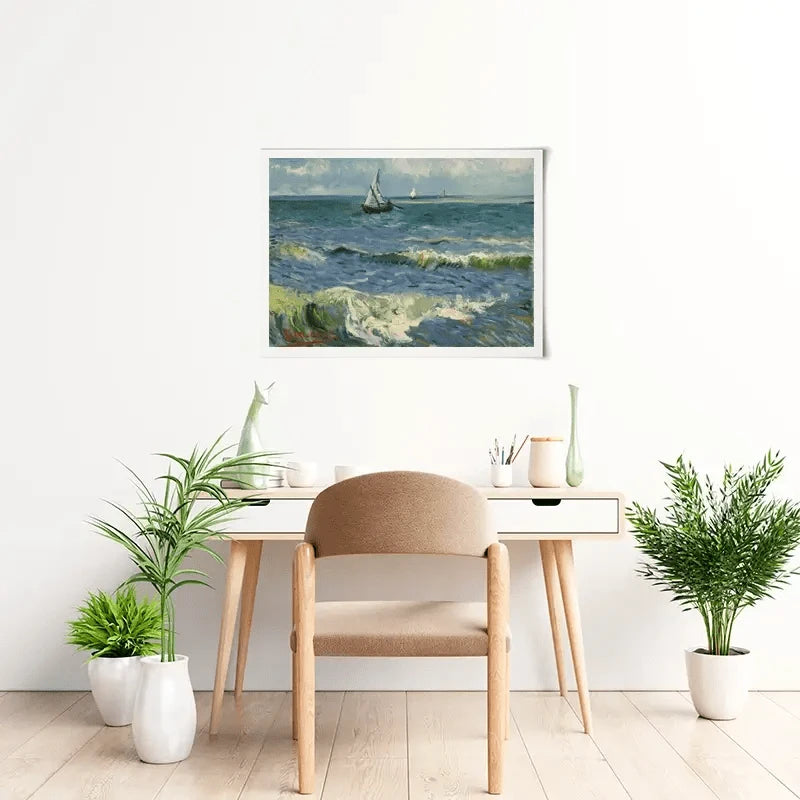Seascape Near Les Saintes-Maries-De-La-Mer Art Print Seascape Near Les Saintes-Maries-De-La-Mer Art Print wall art product Vincent Van Gogh