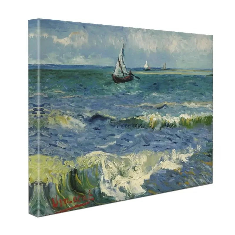 Seascape Near Les Saintes-Maries-De-La-Mer Canvas Print Seascape Near Les Saintes-Maries-De-La-Mer Canvas Print wall art product Vincent Van Gogh