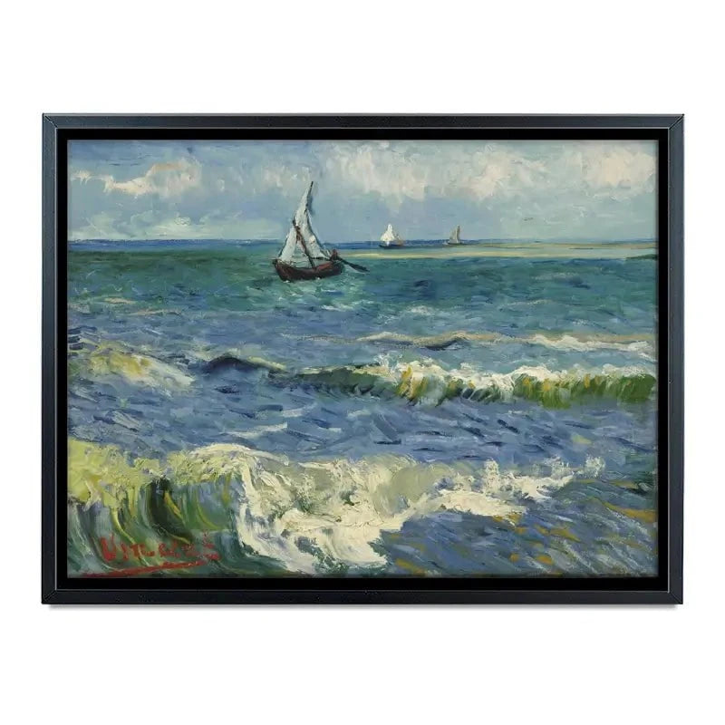 Seascape Near Les Saintes-Maries-De-La-Mer Canvas Print Seascape Near Les Saintes-Maries-De-La-Mer Canvas Print wall art product Vincent Van Gogh