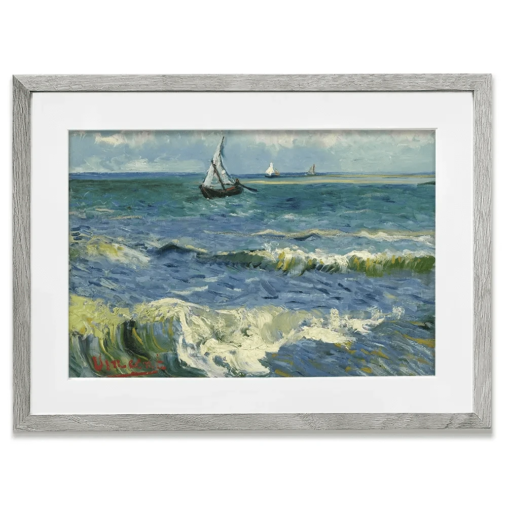 Seascape Near Les Saintes-Maries-De-La-Mer Framed Art Print Seascape Near Les Saintes-Maries-De-La-Mer Framed Art Print wall art product Vincent Van Gogh