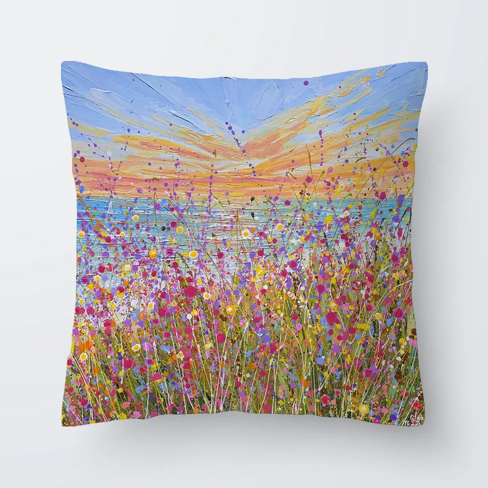 Seaside Bloom Cushion Seaside Bloom Cushion wall art product Olga Tkachyk