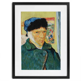 Self Portrait With Bandaged Ear Framed Art Print Self Portrait With Bandaged Ear Framed Art Print wall art product Vincent Van Gogh