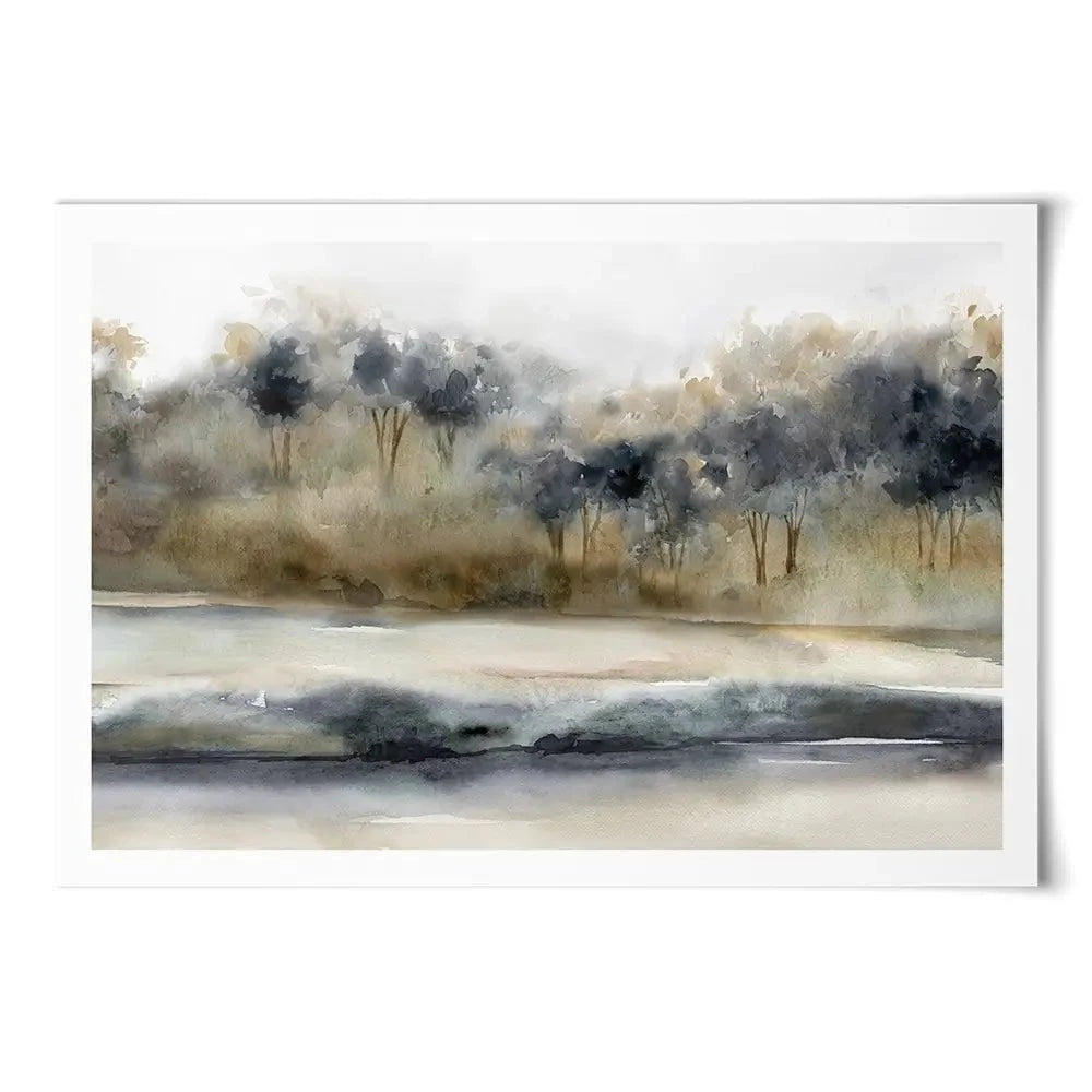Serene River Art Print Serene River Art Print wall art product Carol Robinson