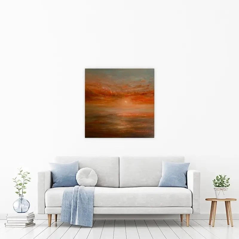 Serene Setting Sun Canvas Print Serene Setting Sun Canvas Print wall art product Craig Askew