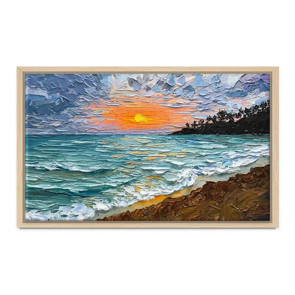 Serene Sunset Canvas Print Serene Sunset Canvas Print wall art product Olga Tkachyk