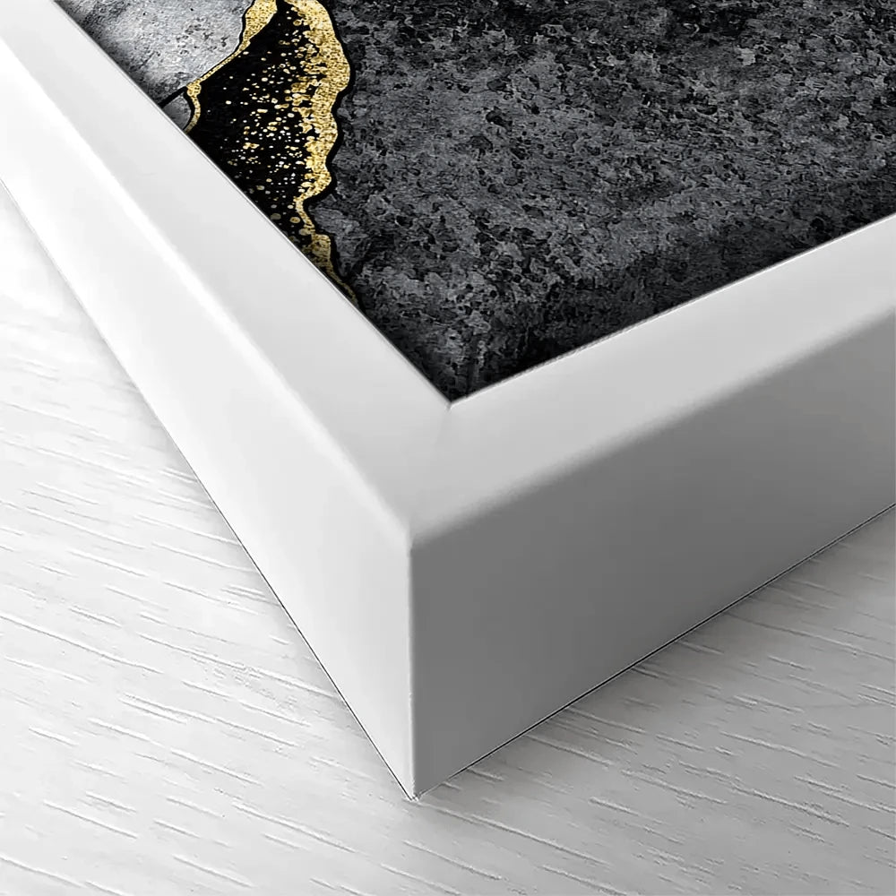 Shattering Black Marble Canvas Print Shattering Black Marble Canvas Print wall art product wacomka / Shutterstock