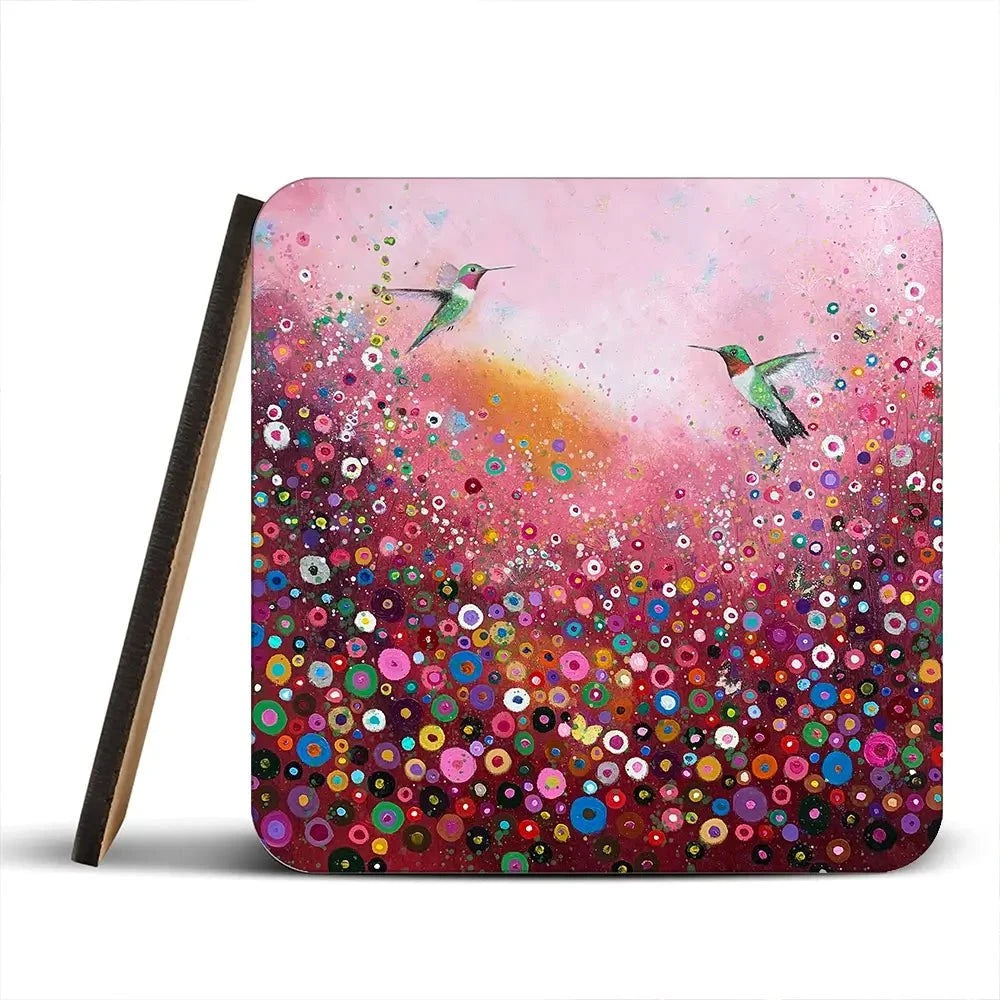 Shower Me With Your Love Coaster Set Shower Me With Your Love Coaster Set wall art product Laure Bury