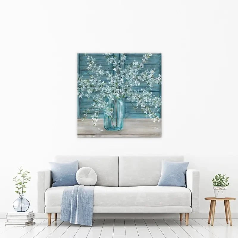 Shuttered Blossoms Canvas Print Shuttered Blossoms Canvas Print wall art product Carol Robinson