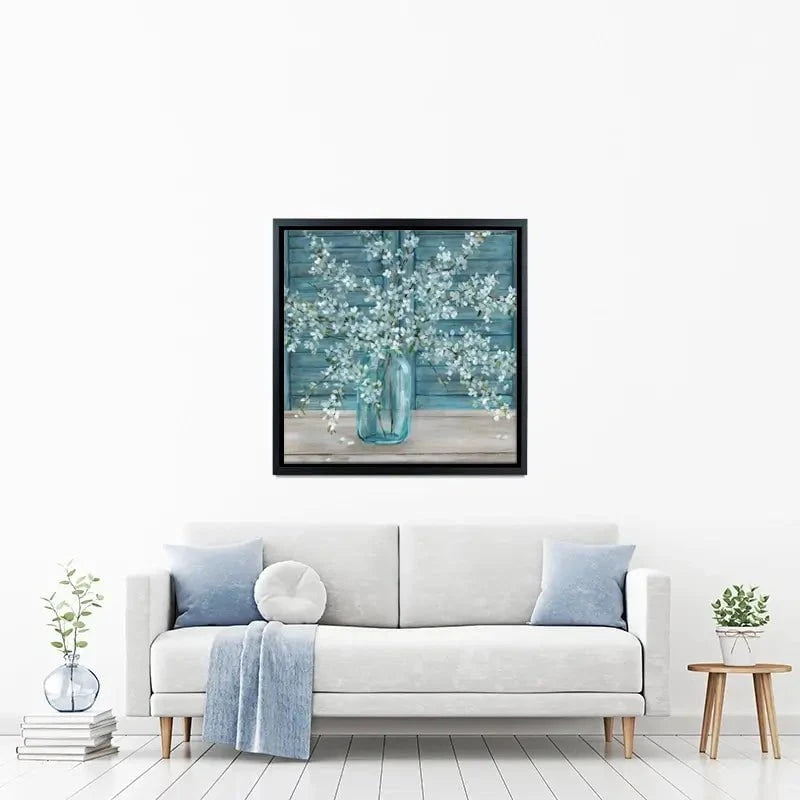 Shuttered Blossoms Canvas Print Shuttered Blossoms Canvas Print wall art product Carol Robinson