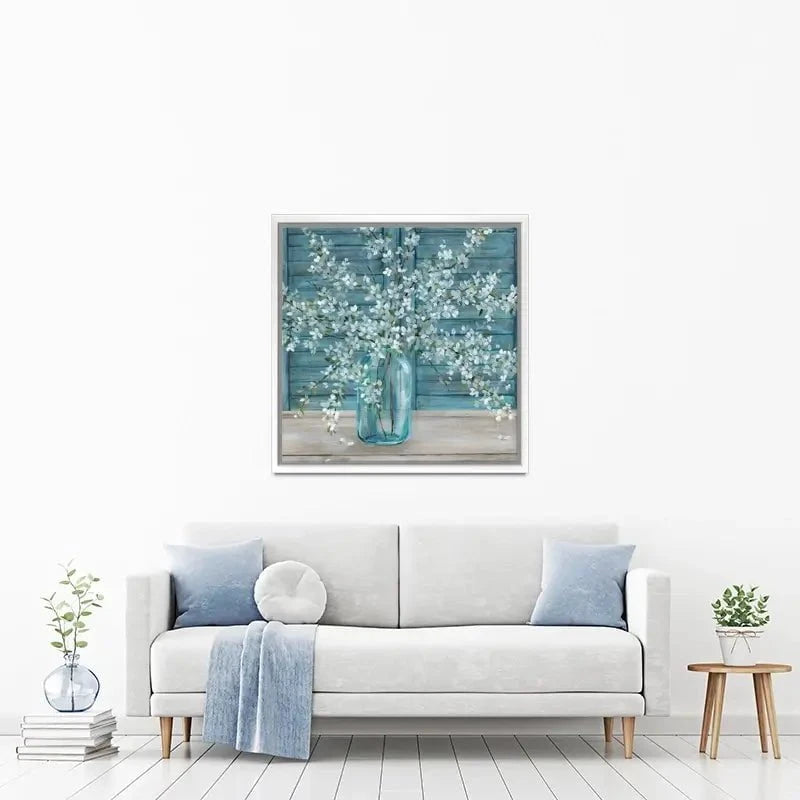 Shuttered Blossoms Canvas Print Shuttered Blossoms Canvas Print wall art product Carol Robinson