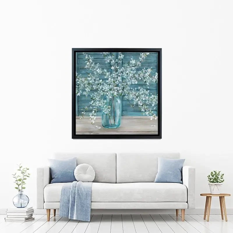 Shuttered Blossoms Canvas Print Shuttered Blossoms Canvas Print wall art product Carol Robinson