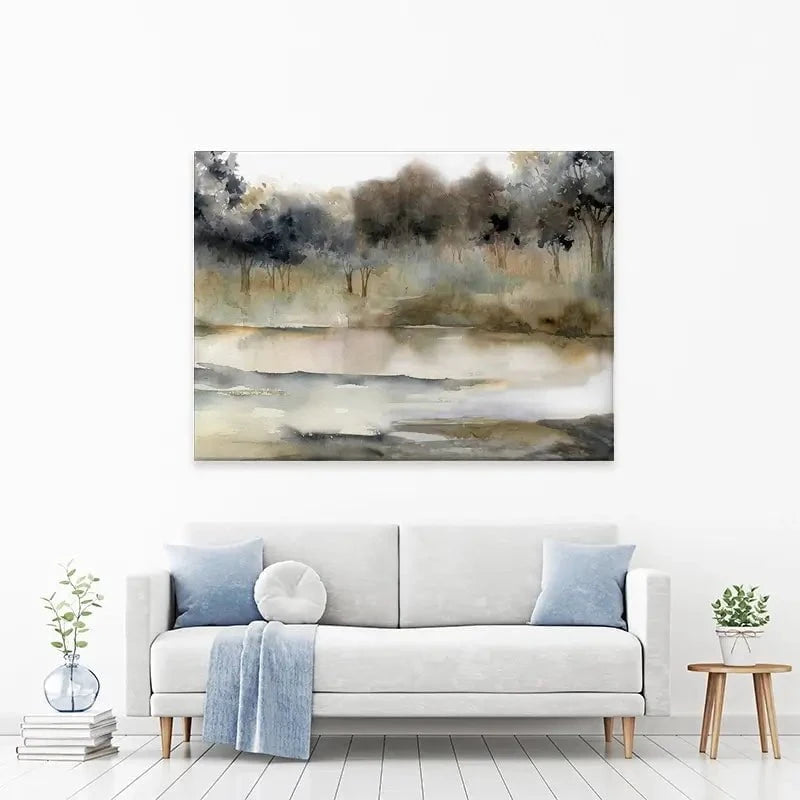 Silent River Canvas Print Silent River Canvas Print wall art product Carol Robinson