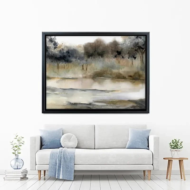 Silent River Canvas Print Silent River Canvas Print wall art product Carol Robinson