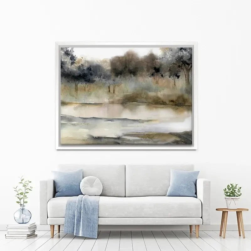 Silent River Canvas Print Silent River Canvas Print wall art product Carol Robinson