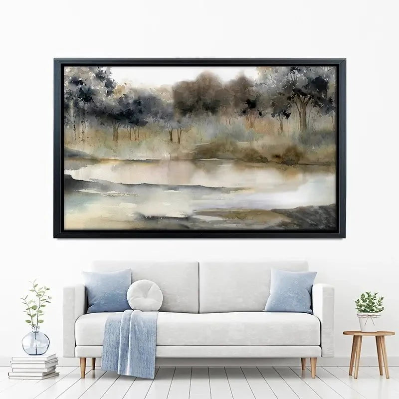 Silent River Canvas Print Silent River Canvas Print wall art product Carol Robinson