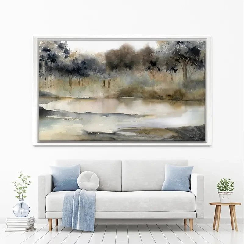 Silent River Canvas Print Silent River Canvas Print wall art product Carol Robinson