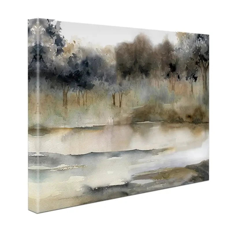 Silent River Canvas Print Silent River Canvas Print wall art product Carol Robinson