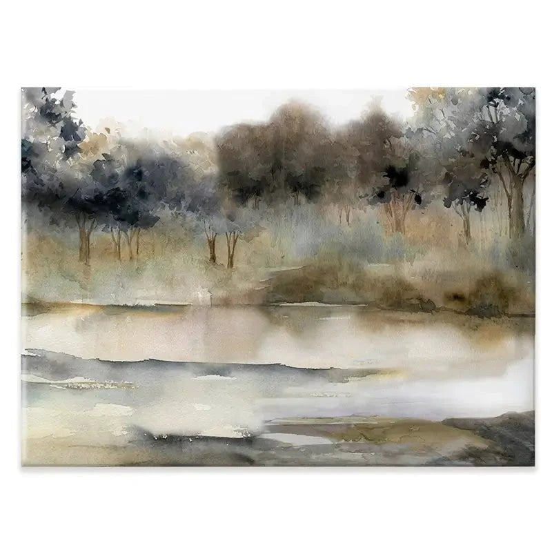 Silent River Canvas Print Silent River Canvas Print wall art product Carol Robinson