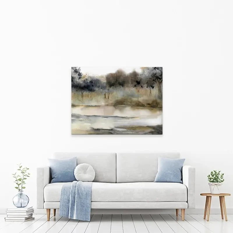 Silent River Canvas Print Silent River Canvas Print wall art product Carol Robinson