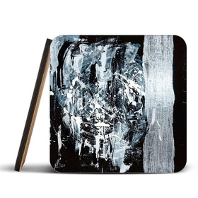 Silver Abstract Coaster Set Rainbow Soul Tree Coaster Set | Rainbow Soul Tree Art Coasters wall art product Aimee Linzi