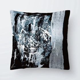 Silver Abstract Cushion Silver Abstract Cushion wall art product Aimee Linzi