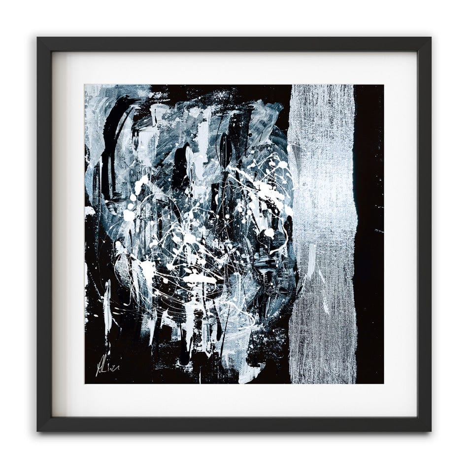 Silver Abstract Framed Art Print wall art product Aimee Linzi