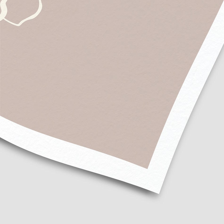 Simple Flowers Art Print wall art product / Shutterstock