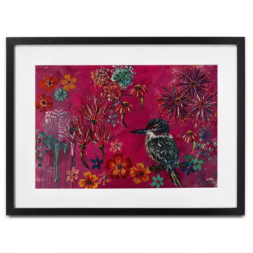 Sitting Pretty Framed Art Print Sitting Pretty Framed Art Print wall art product Jo Mulligan