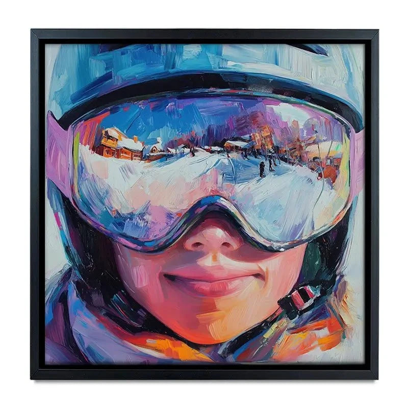 Ski Mask View Canvas Print Ski Mask View Canvas Print wall art product Tanya Ocean