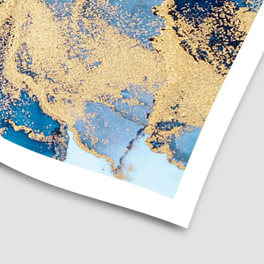 Sky Blue Marble Art Print Sky Blue Marble Art Print wall art product Blue Planet Studio / Shutterstock