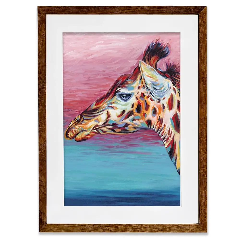Sky High Giraffe 2 Framed Art Print Sky High Giraffe 2 Framed Art Print wall art product Carolee Vitaletti