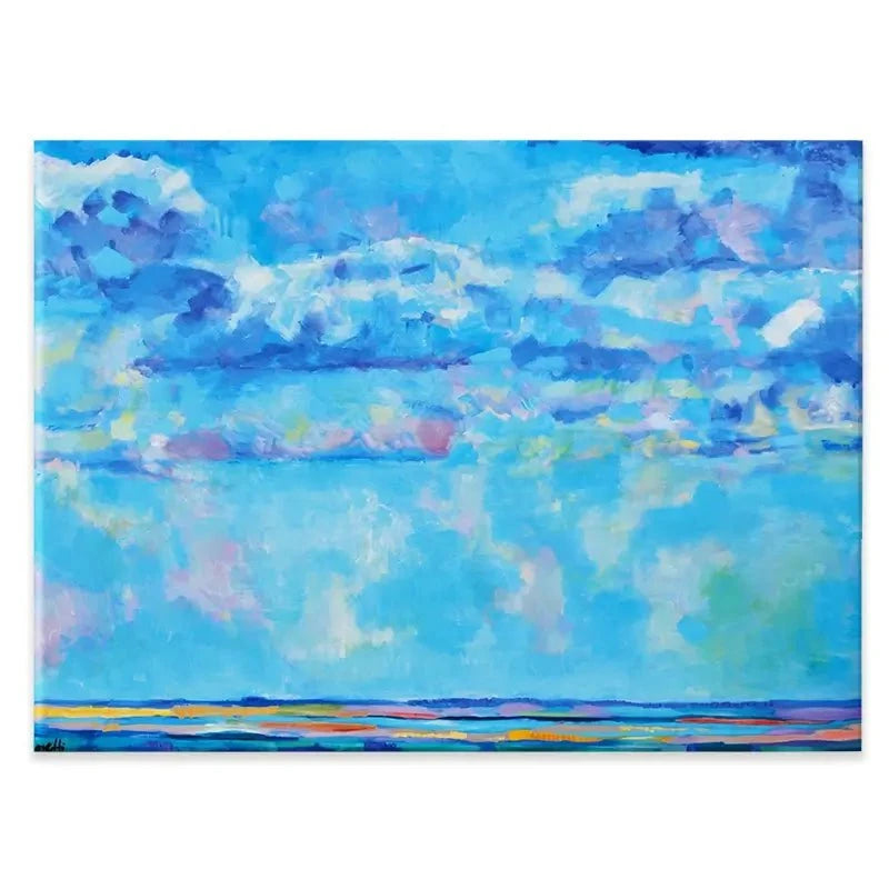 Sky Meets Sea Canvas Print Sky Meets Sea Canvas Print wall art product Maria Moretti