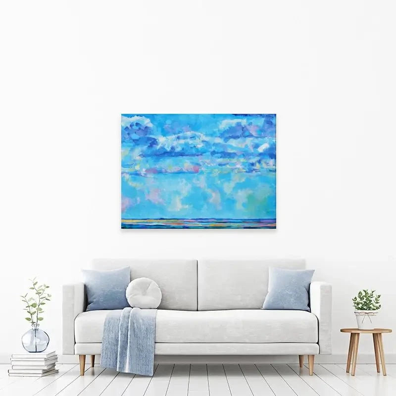 Sky Meets Sea Canvas Print Sky Meets Sea Canvas Print wall art product Maria Moretti