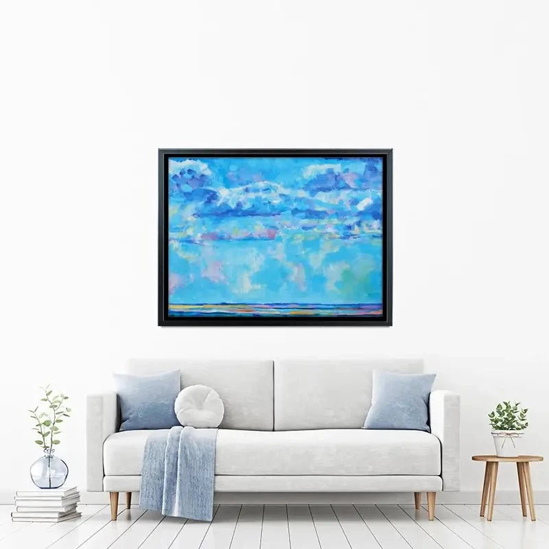 Sky Meets Sea Canvas Print Sky Meets Sea Canvas Print wall art product Maria Moretti