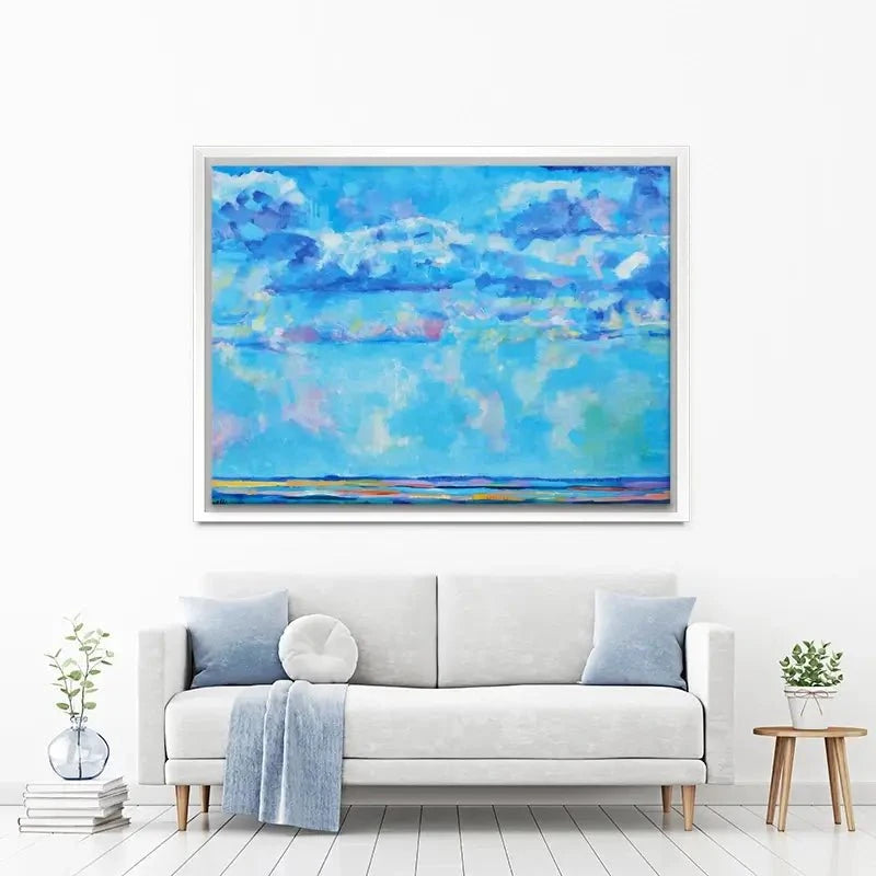 Sky Meets Sea Canvas Print Sky Meets Sea Canvas Print wall art product Maria Moretti
