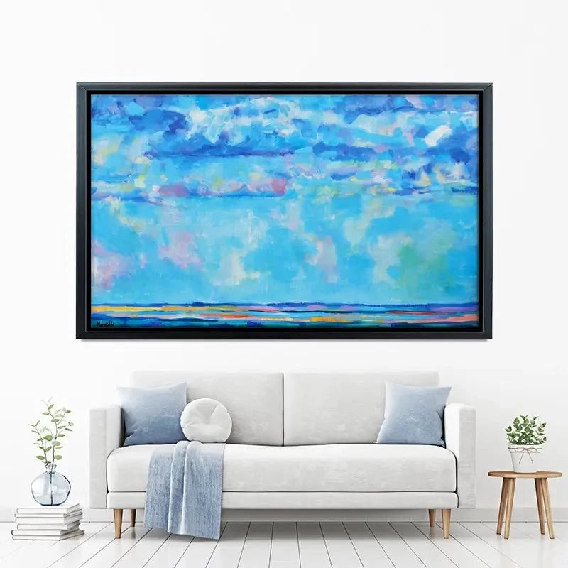 Sky Meets Sea Canvas Print Sky Meets Sea Canvas Print wall art product Maria Moretti