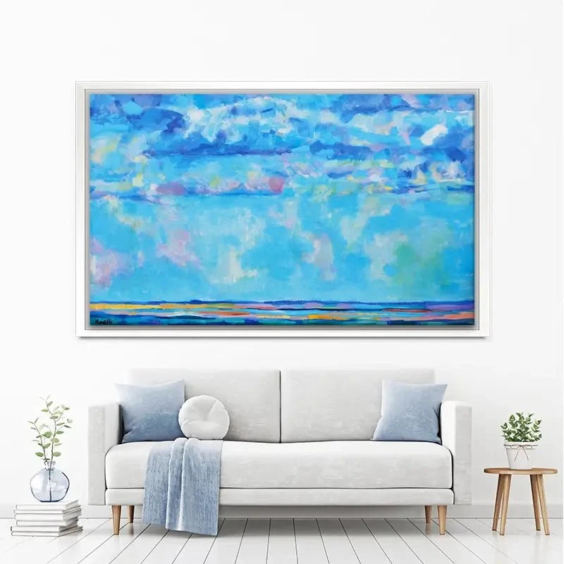 Sky Meets Sea Canvas Print Sky Meets Sea Canvas Print wall art product Maria Moretti