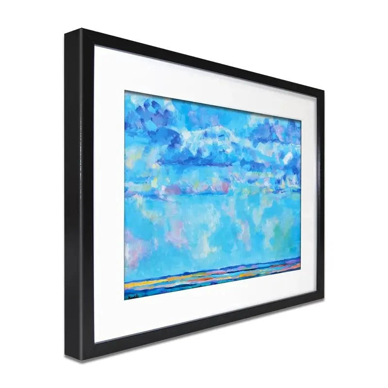 Sky Meets Sea Framed Art Print Sky Meets Sea Framed Art Print wall art product Maria Moretti