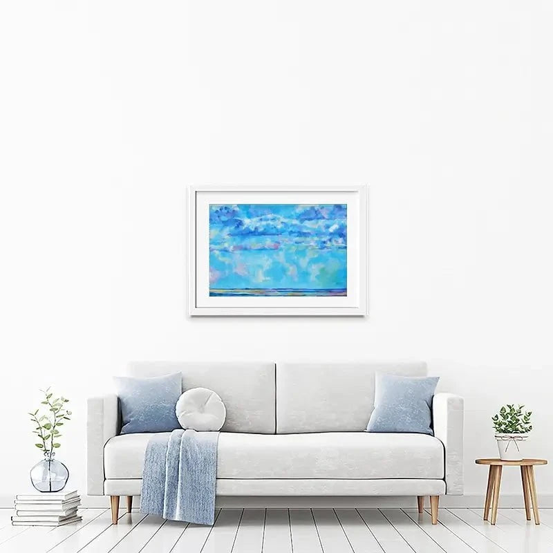 Sky Meets Sea Framed Art Print Sky Meets Sea Framed Art Print wall art product Maria Moretti