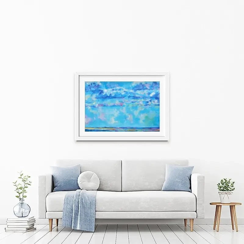 Sky Meets Sea Framed Art Print Sky Meets Sea Framed Art Print wall art product Maria Moretti