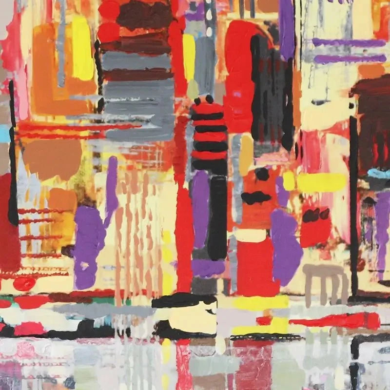 Skyline Biege City Art Print Skyline Biege City Art Print wall art product Maria Moretti