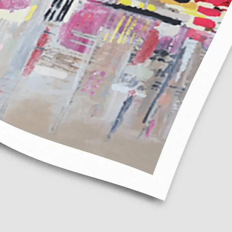 Skyline Biege City Art Print Skyline Biege City Art Print wall art product Maria Moretti