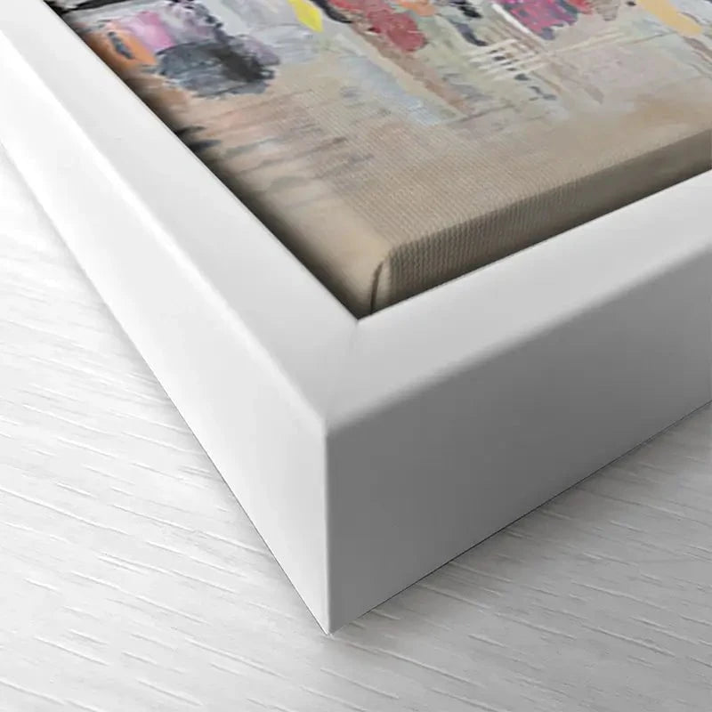 Skyline Biege City Canvas Print Skyline Biege City Canvas Print wall art product Maria Moretti
