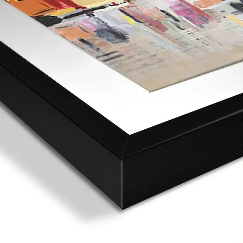 Skyline Biege City Framed Art Print Skyline Biege City Framed Art Print wall art product Maria Moretti