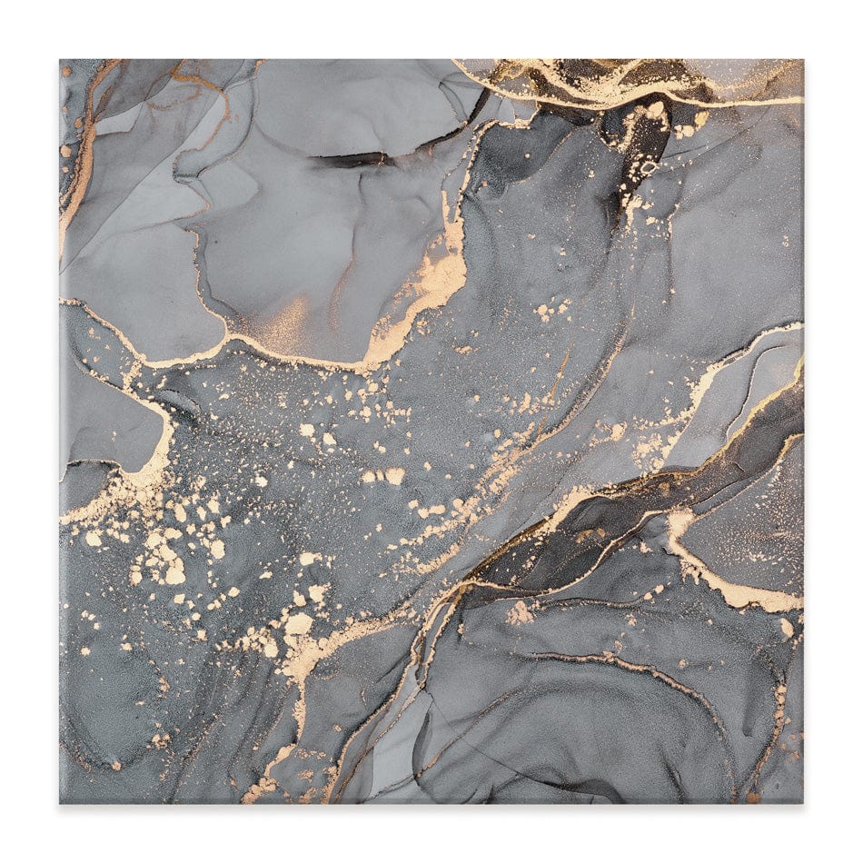 Slate Grey Marble Square Canvas Print wall art product djero.adlibeshe yahoo.com / Shutterstock