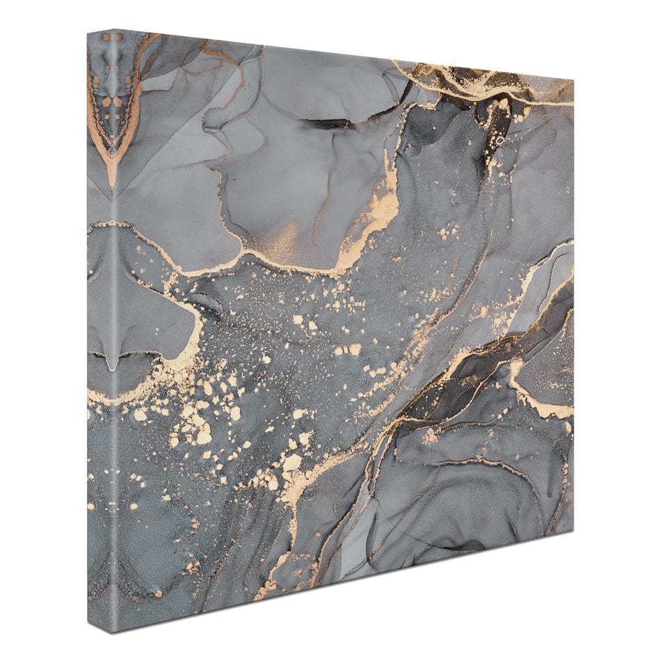 Slate Grey Marble Square Canvas Print wall art product djero.adlibeshe yahoo.com / Shutterstock