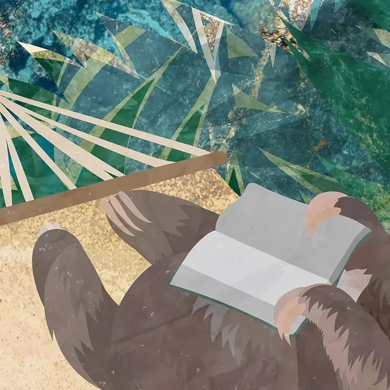 Sloth Jungle Framed Art Print Sloth Jungle Framed Art Print wall art product Sarah Manovski