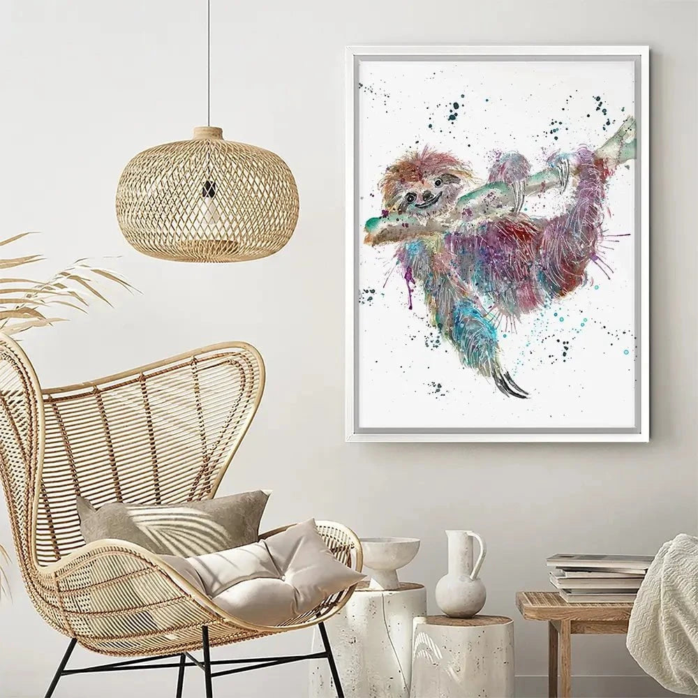 Sloth Life Canvas Print Sloth Life Canvas Print wall art product Jamie Taylor
