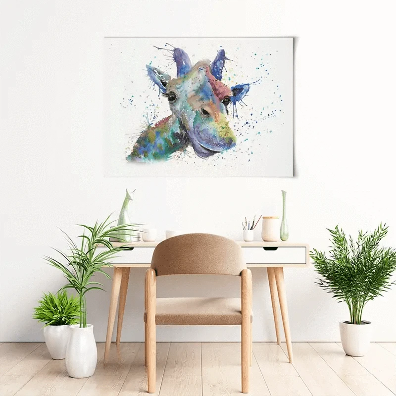 Smiling Giraffe Art Print Smiling Giraffe Art Print wall art product Jamie Taylor