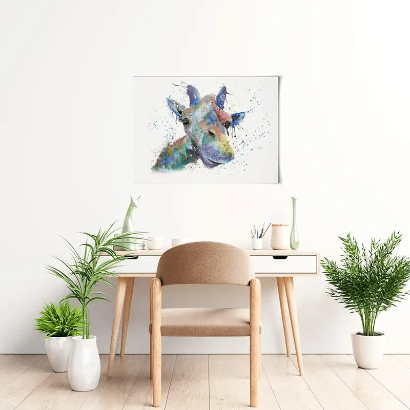 Smiling Giraffe Art Print Smiling Giraffe Art Print wall art product Jamie Taylor